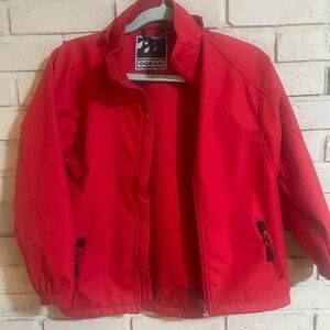 OCEAN Size 9 Youth rain coat.Adjustable waist as shown.EUC